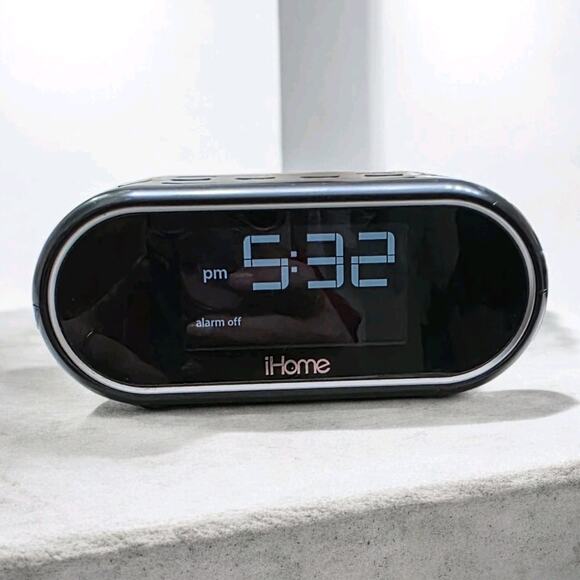 iHome Other - iHome HIH33 LCD Triple Display Alarm Clock with Dual Charging USB